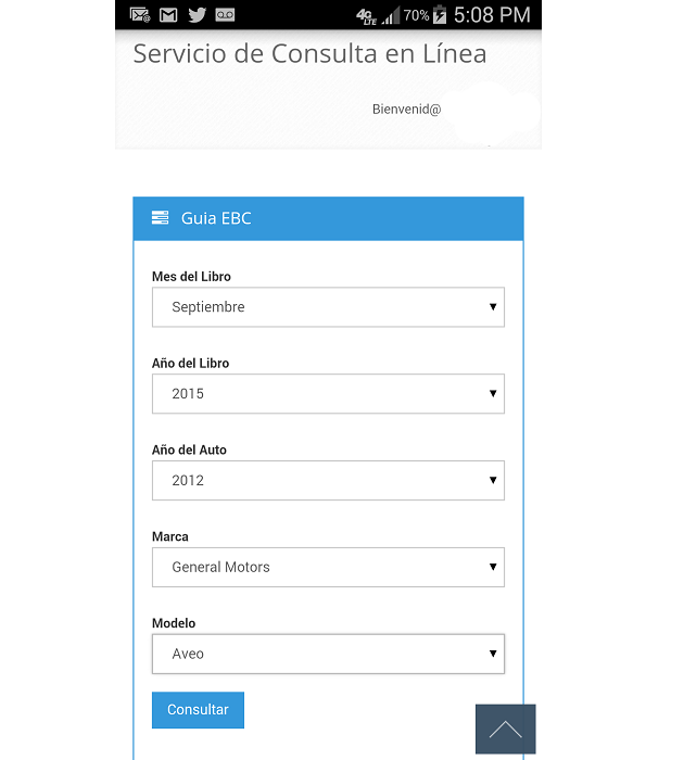 Libro Azul Versión Celular