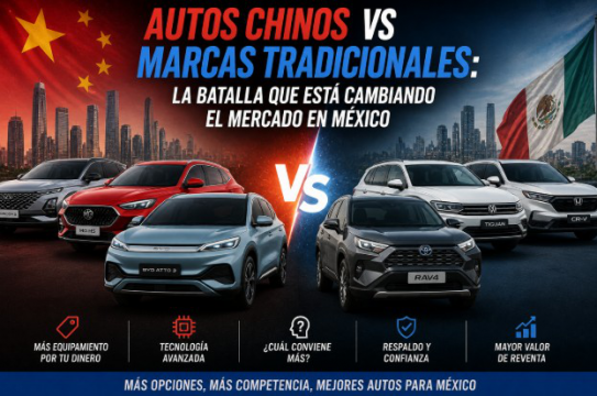 AUTOS CHINOS VS MARCAS TRADICIONALES: la batalla que está cambiando el mercado en México