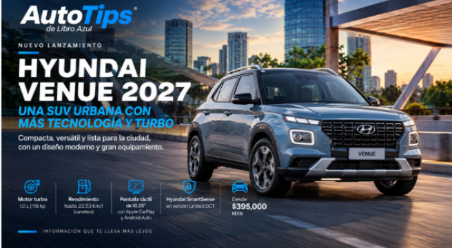 Hyundai Venue 2027: una nueva SUV urbana