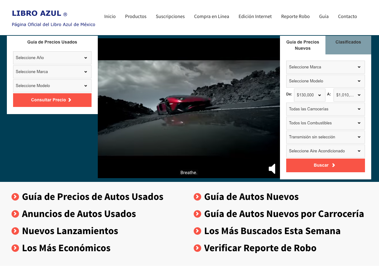 Libro Azul Portal de Autos