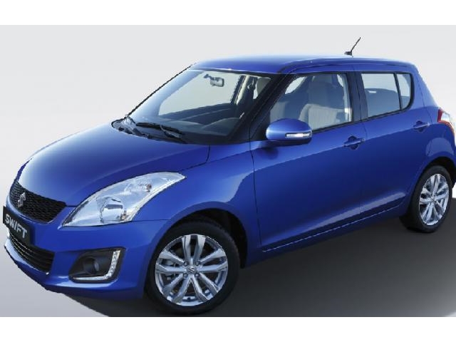 Frente de un Suzuki Swift 2015