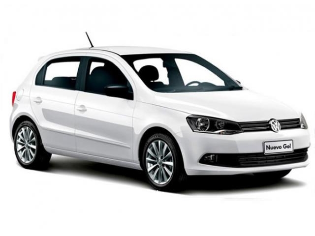 Frente de un Volkswagen Gol 2015