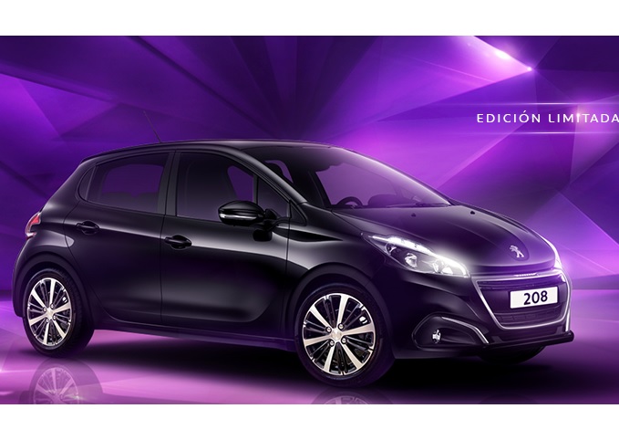 Frente de un Peugeot 208 2016