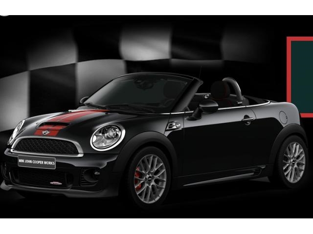 Frente de un Mini Cooper ROADSTER 2015