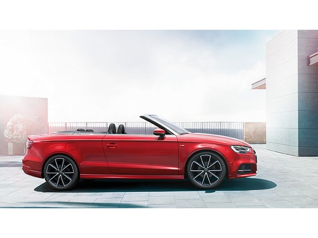 Frente de un Audi A3 2017