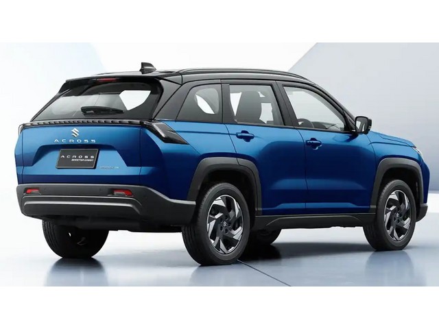 Vista trasera de un Suzuki Across 2027