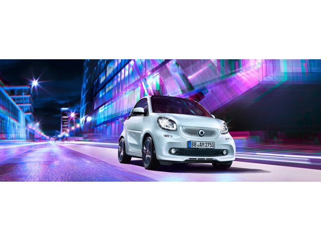 Frente de un Smart Smart 2017