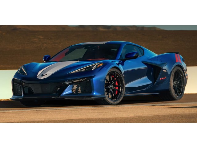 Vista trasera de un General Motors Corvette 2027