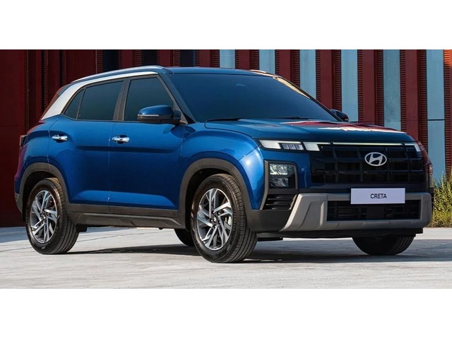 Frente de un Hyundai CRETA 2027