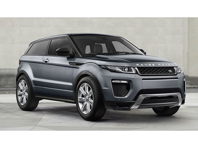Frente de un Land Rover Evoque 2018