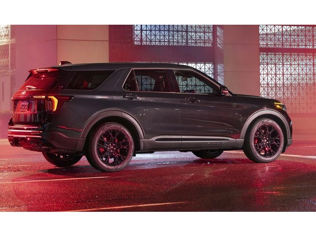 Vista trasera de un Ford Explorer 2027