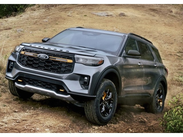 Frente de un Ford Explorer 2027