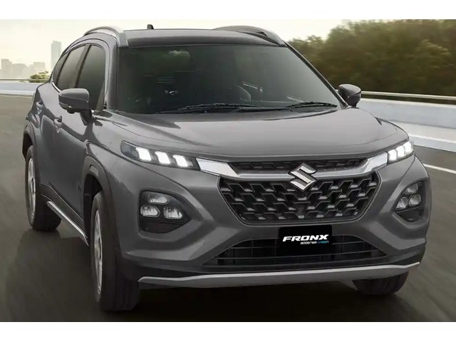 Vista trasera de un Suzuki Fronx 2027