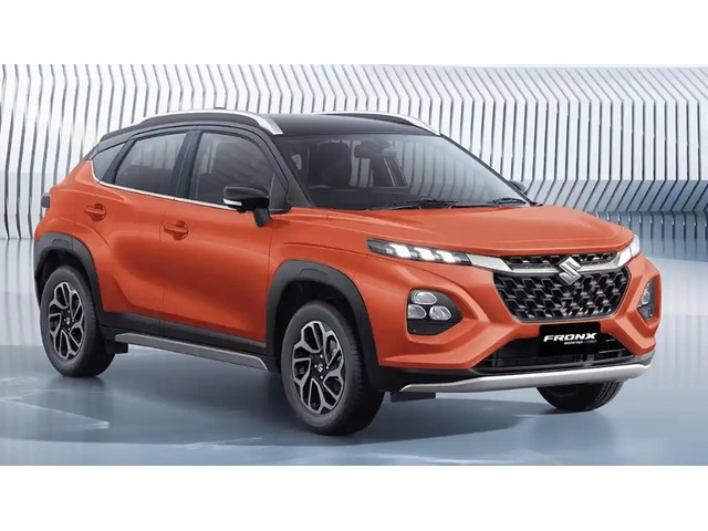 Frente de un Suzuki Fronx 2027