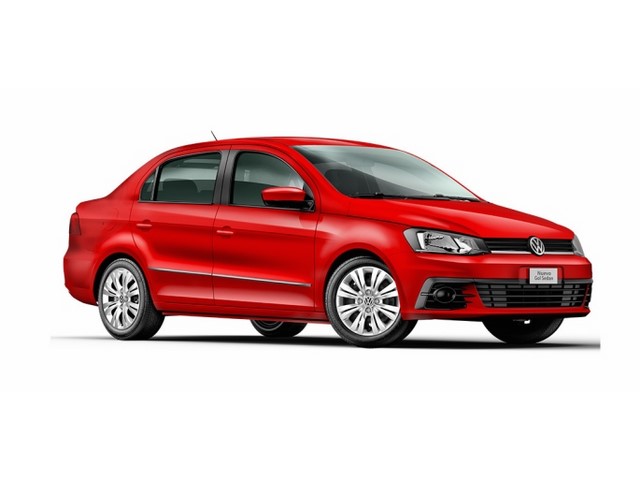 Frente de un Volkswagen Gol 2017