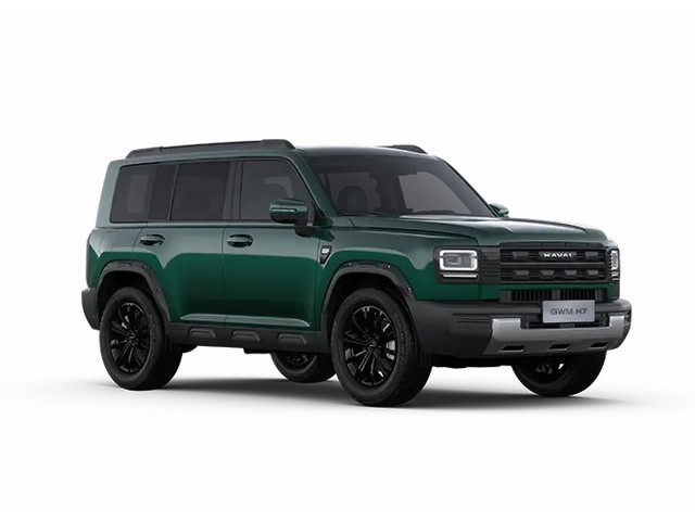 Frente de un Haval H7 2027