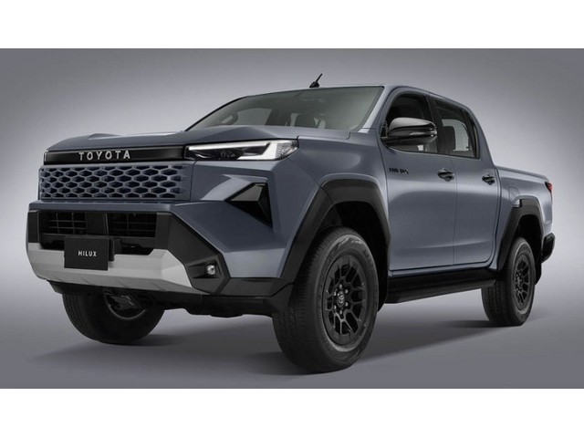 Frente de un Toyota Hilux 2027