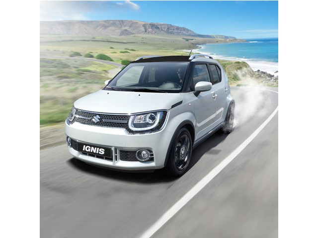 Frente de un Suzuki Ignis 2017