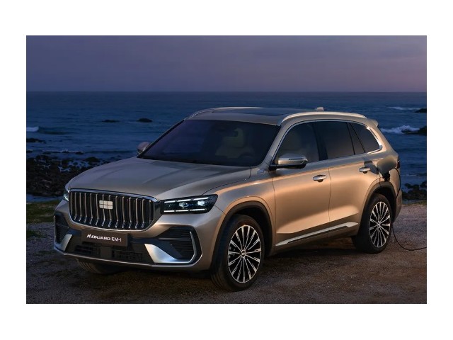 Vista trasera de un Geely Monjaro 2027