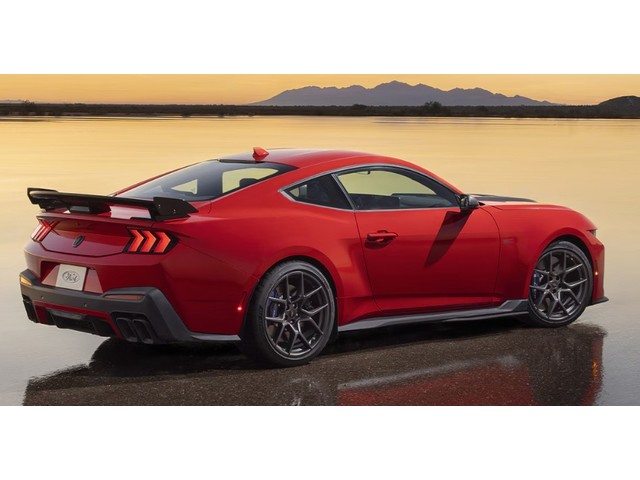 Vista trasera de un Ford Mustang 2026