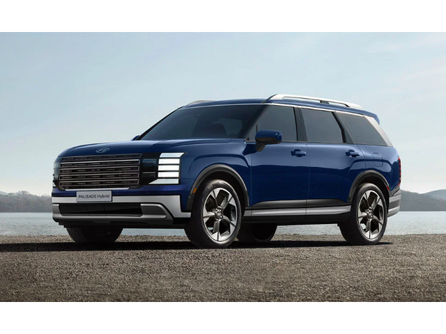 Frente de un Hyundai Palisade 2027