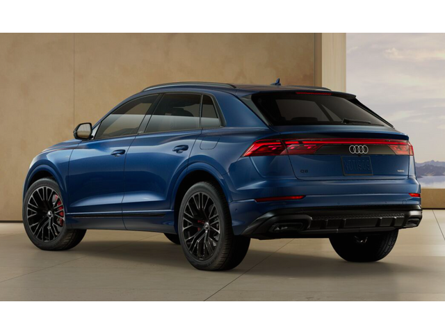 Vista trasera de un Audi Q8 2027