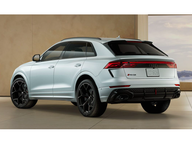 Vista trasera de un Audi Q8 2027