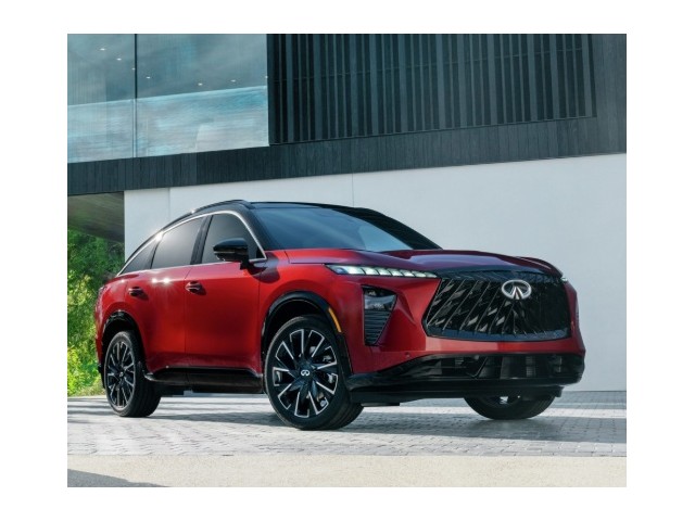 Frente de un Infiniti QX65 2027