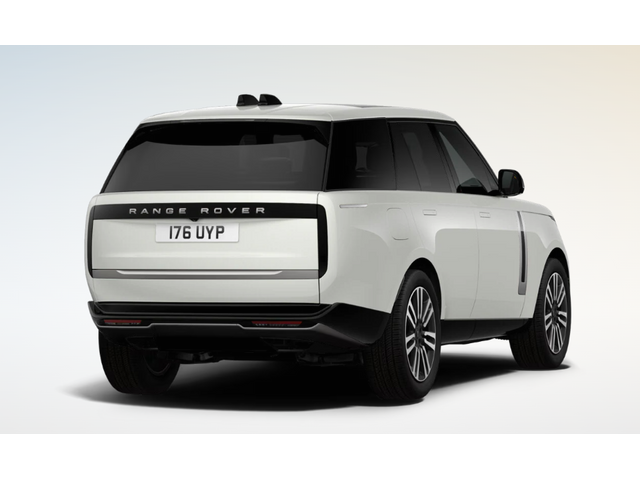 Vista trasera de un Land Rover Range Rover 2027