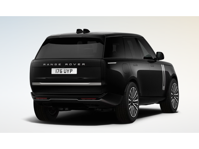 Vista trasera de un Land Rover Range Rover 2027