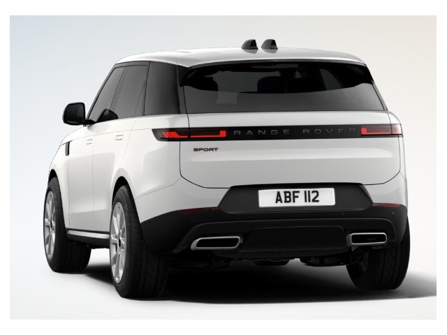 Vista trasera de un Land Rover Range Rover Sport 2027