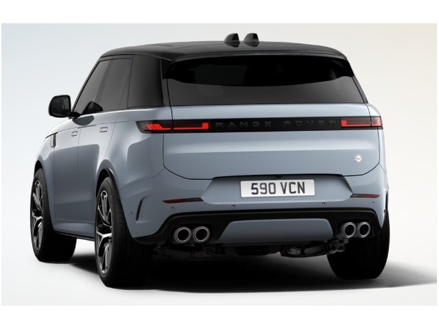 Vista trasera de un Land Rover Range Rover Sport 2027