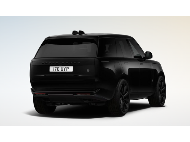 Vista trasera de un Land Rover Range Rover 2027