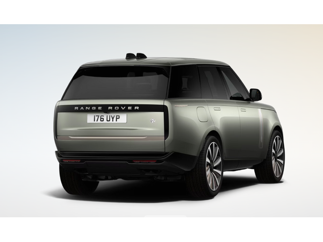 Vista trasera de un Land Rover Range Rover 2027