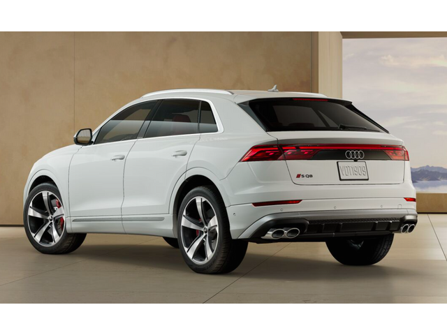 Vista trasera de un Audi Q8 2027