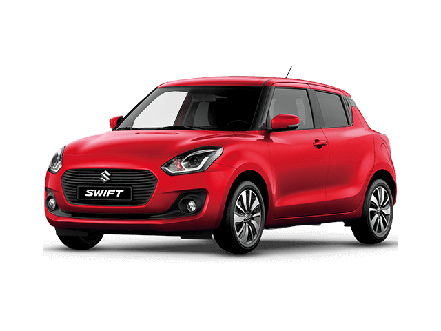 Frente de un Suzuki Swift 2018