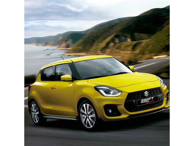 Frente de un Suzuki Swift 2019