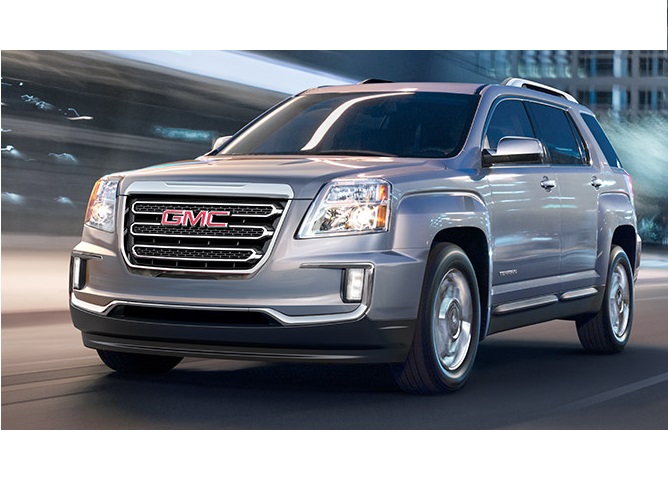 Frente de un GMC Terrain 2016