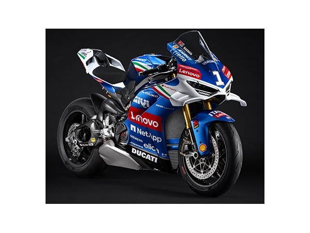 Libro Azul DUCATI PANIGALE V4 TRICOLORE ITALIA 2025